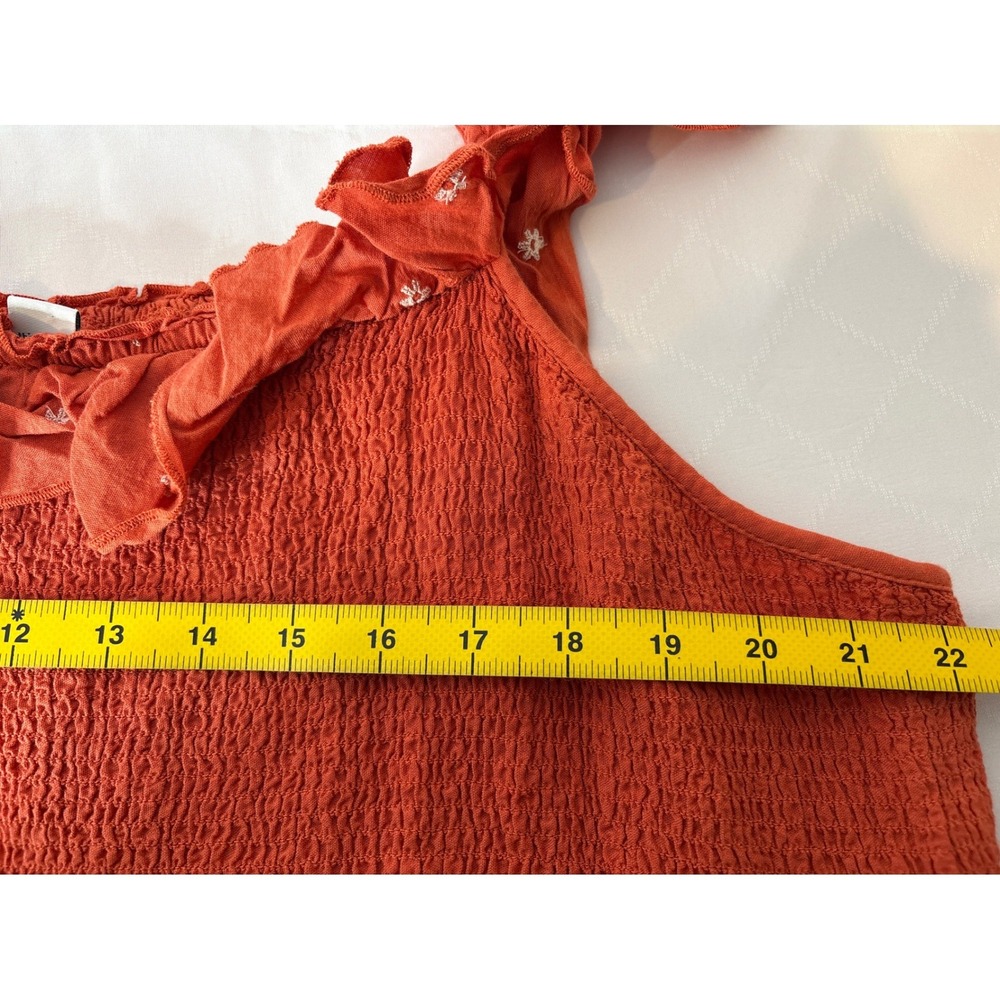 Women's Red Ruffle Tiered Sundress - Picture 7 of 9